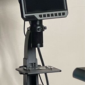 LCD Digital Microscope 2000X 7'' IPS Display 12MP Dual Lens 10 LED